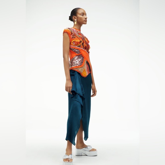 ZARA BEADED DRESS LIMITED EDITION - Picture 3 of 13